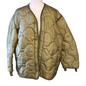 Olive Quilted Men's Jacket